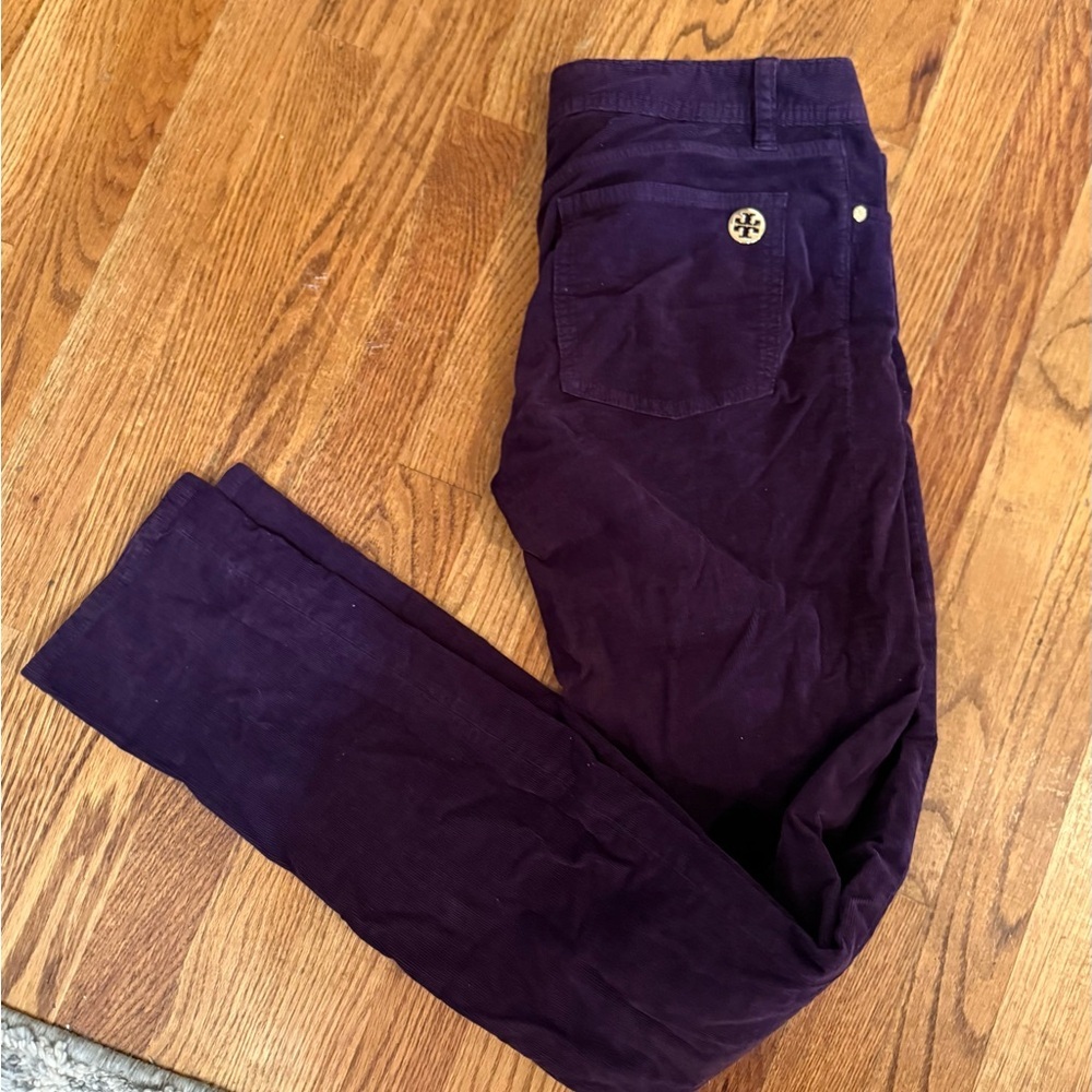 Tory Burch Corduroy Purple Pants sz:27